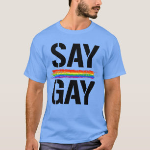 T-shirt Dis Gay