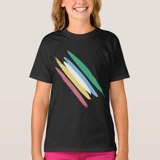 T-shirt Disability Pride Month Of July Awareness Colors (Devant)