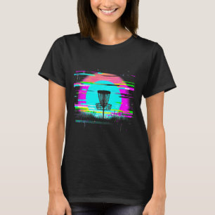 T-shirt Disc Golf Glitch - Amateur de Disc Golf Vintage