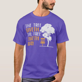 T-shirt Disc Golfree Givethaketh Away Fun Frisbee Femmes M