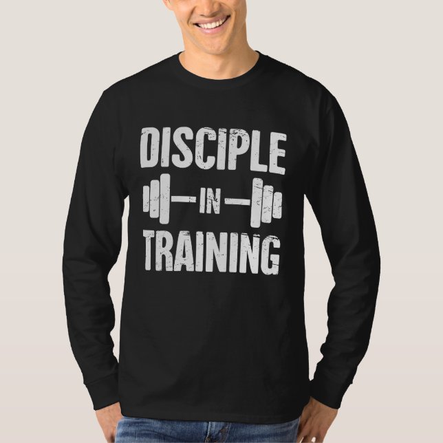 T-shirt Disciple   Christian Athlete Christian Workout (Devant)