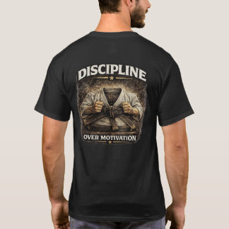 T-shirt Discipline Over Motivation