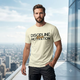 T-shirt Discipline personnalisée sur le graphique d'art de