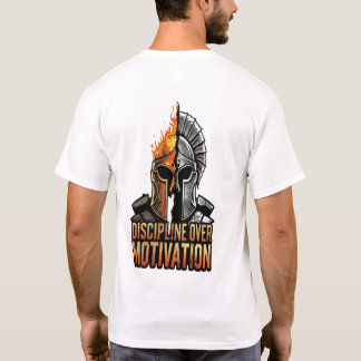 T-shirt Discipline sur motivation - Guerrier spartiate