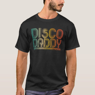 T-shirt Disco Daddy Retro 60s les années 70 Costume de fêt