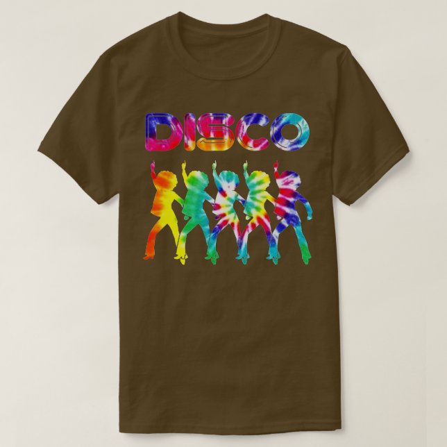 T-shirt Disco Disco Femme Disco Theme Tie Dye Dancing (Design devant)