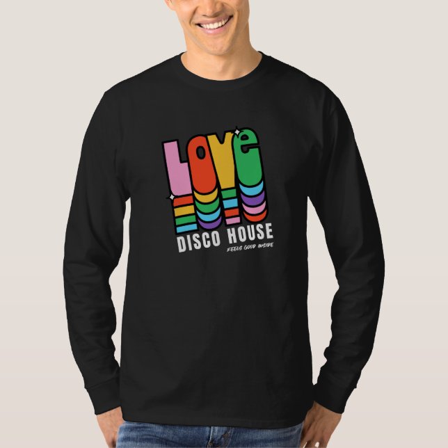 T-shirt Disco House Funk Soul House Music (Devant)