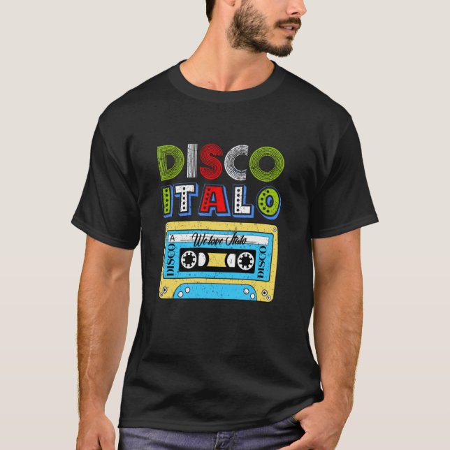 T-shirt Disco Italo Classic (Devant)