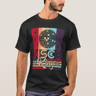 T-shirt Disco King 1970s Vintage les années 70 Dance Part