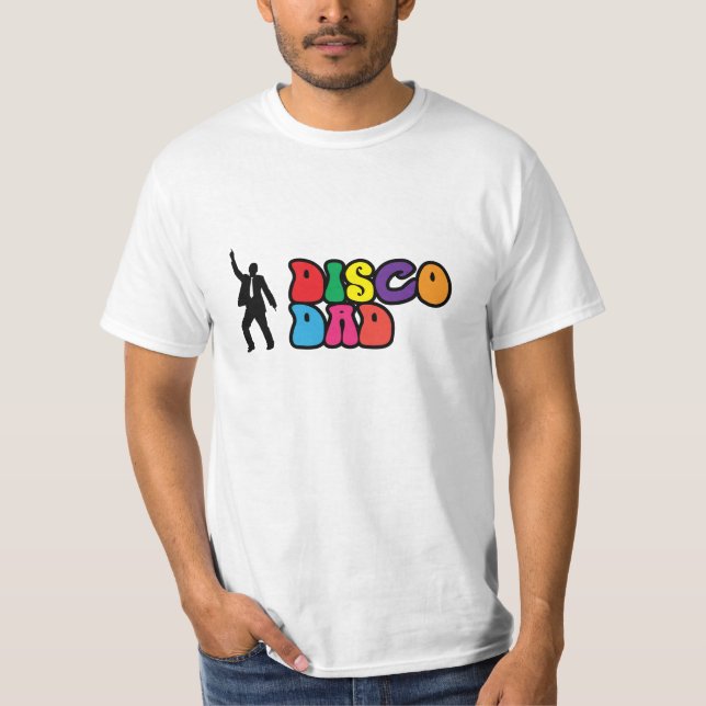 T-shirt Disco Papa - Un cadeau psychédélique pour papa (Devant)