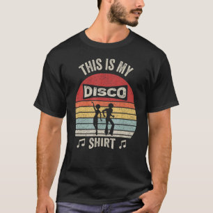 T-shirt Disco Party Dance Cadeau Vintage Retro Disco les a