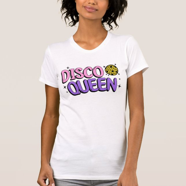 T-shirt Disco queen (Devant)