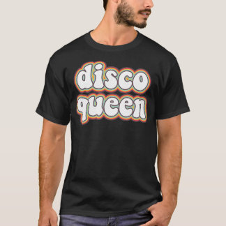 T-shirt Disco Queen Roller Disco les années 70 Costume Pou