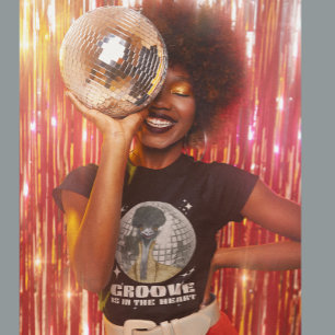 T-shirt Disco super Emu Bird Groove Est Dans Le Coeur