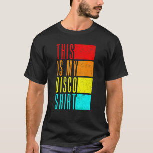 T-shirt Disco Tenue Femmes Hommes les années 70 & 80s Cost