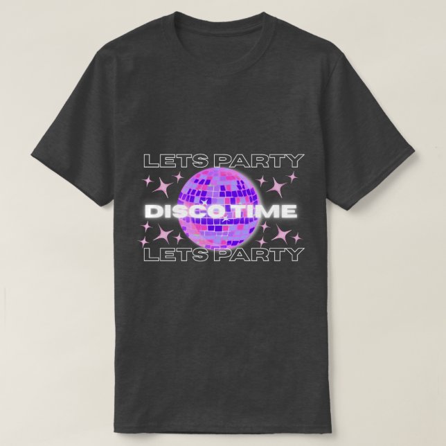 T-shirt Disco Time Party (Design devant)