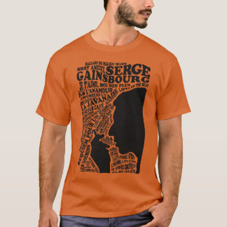T-shirt Discographie de Serge Gainsbourg