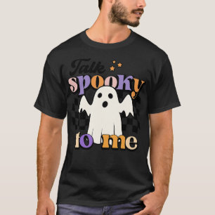 T-shirt Discours Drôle Éffrayant Pour Moi Costume Fantôme