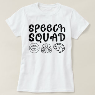 T-shirt Discours Escouade Pathologie Enseignant Anniversai
