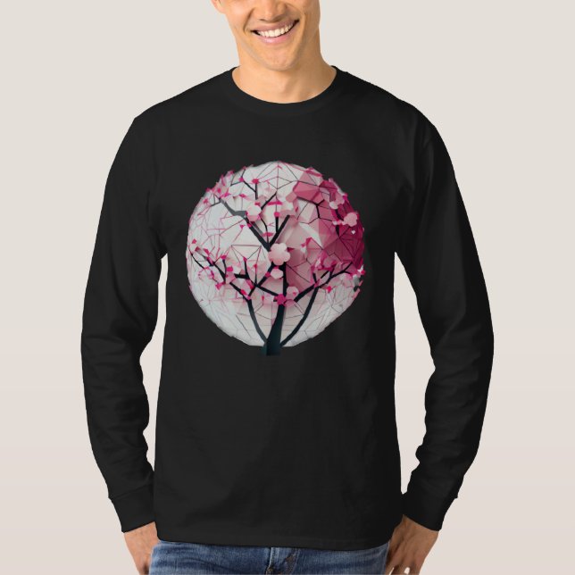 T-shirt Discover the Serenity of Spring with a Cherry Blos (Devant)