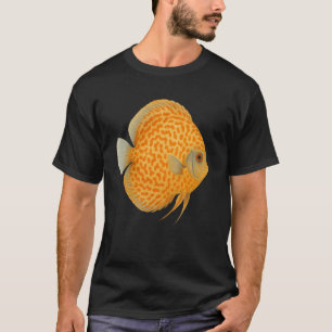 T-shirt Discus Fish Eruption Léopard Style Japonais - Amaz