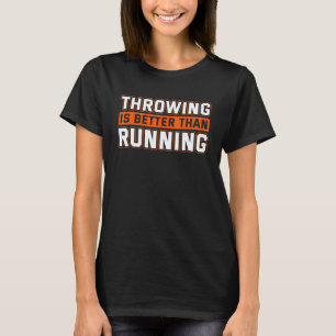 T-shirt Discus Lancer Athlete Track Et Field Thrower Co
