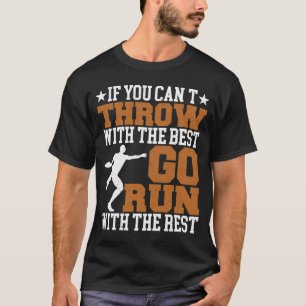 T-shirt Discus Thrower Thrower Throwing Avec Le Meilleur J