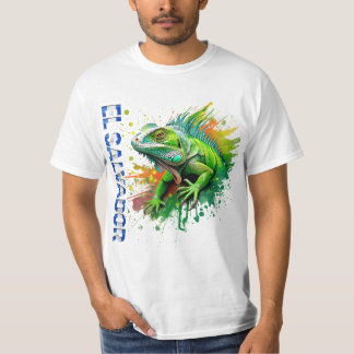 T-SHIRT DISEÑO EL SALVADOR IGUANA 