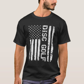 T-shirt Disk Golf Cadeaux Usa Disk Golf