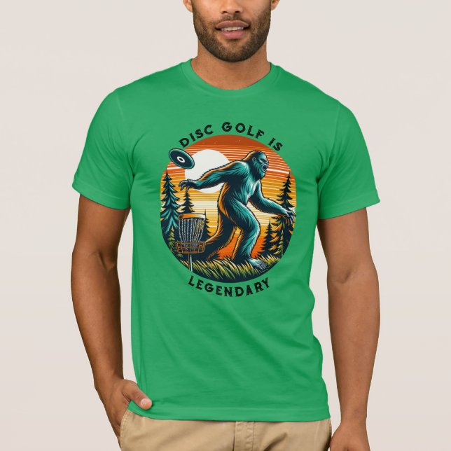 T-shirt Disk Golf est légendaire | Bigfoot (Devant)