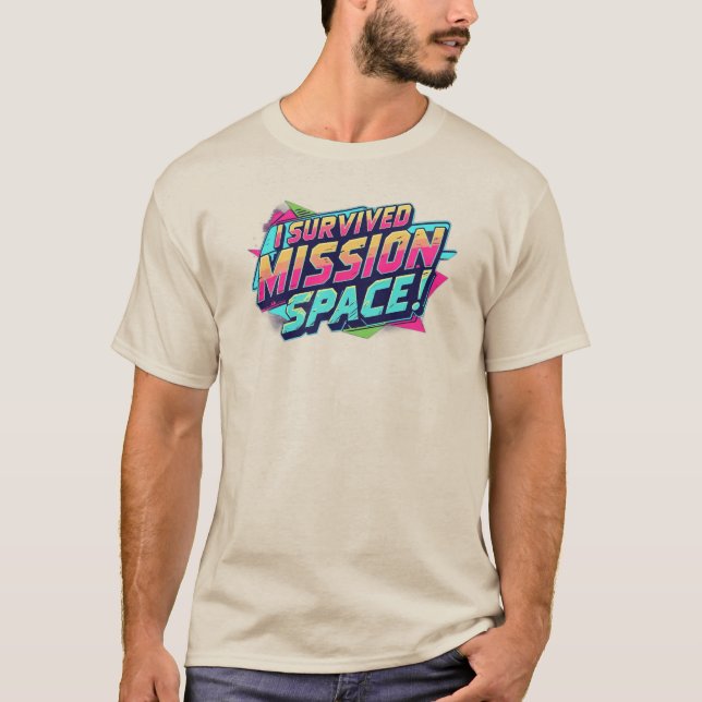 T-shirt Disney - Epcot - I Survive Mission Space (Devant)