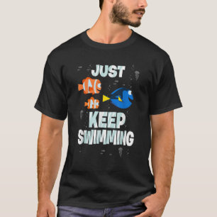 T-shirt Disney Pixar Le Monde de Dory Continuez à Nager Cl