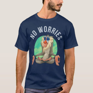 T-shirt DisneyLe Roi Lion Rafiki No Worries vintage