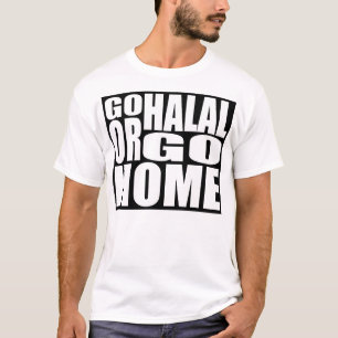 T-SHIRT DISPARAISSENT LA VIANDE HALAL OU RENTRENT À LA