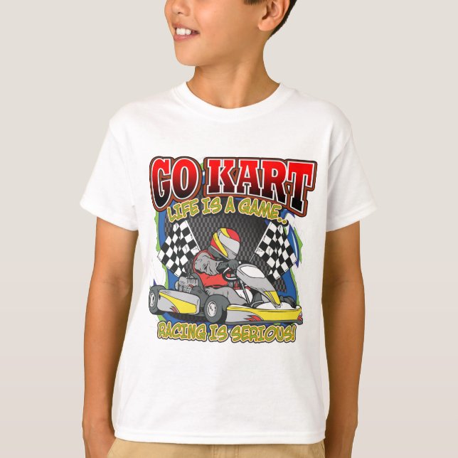 T-shirt Disparaissent la vie de kart (Devant)