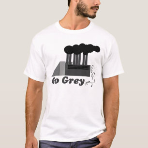 T-shirt Disparaissent le gris !