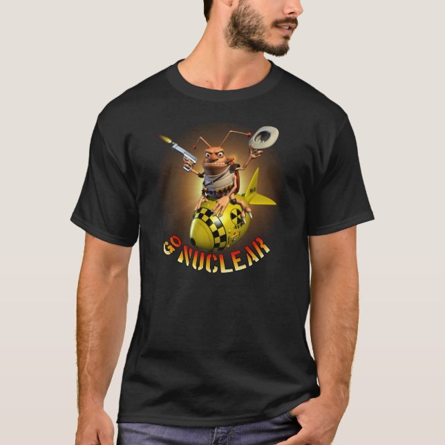T-shirt Disparaissent le style nucléaire de cancrelat (Devant)