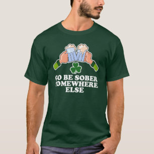 T-shirt Disparaissent soit ailleurs la chemise sobre