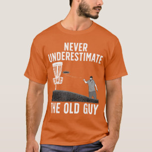 T-shirt Disque de golf cool pour homme Papa Grand-père Jou