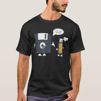 T-shirt Disque dur amovible Je suis ton père Drôle de nerd