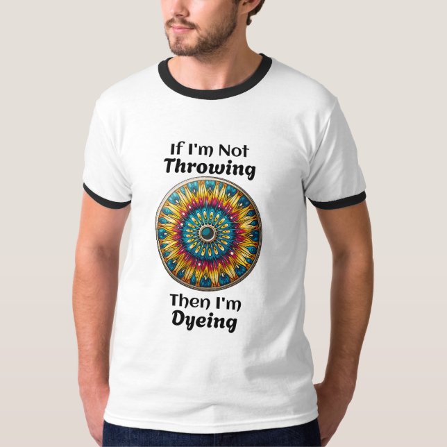T-shirt Disque Golf Dyeing Humour (Devant)