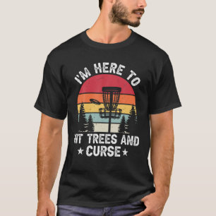 T-shirt Disque Golf Funny Fit Treks Et Curse Frisbee Golf