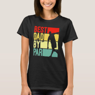 T-shirt Disque Golf Hommes Meilleur Papa Par Disque Golf V