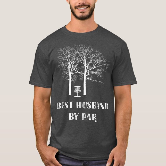 T-shirt Disque Golf Husband Meilleur Mari Par Par Par (Devant)