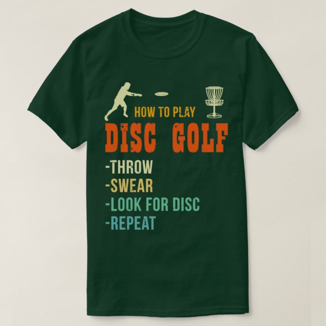 T-shirt Disque Golf Lover Chemise Drôle Disque Golf Cadeau (Design devant)