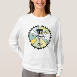 T-shirt Disque Golf Personnalisé Couple Date Établie