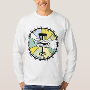 T-shirt Disque Golf Personnalisé Couple Date Établie