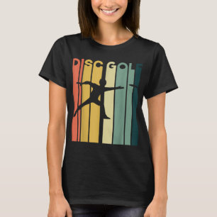 T-shirt Disque Golf Silhouette Retro les années 70 80 Vint
