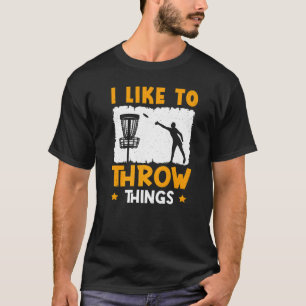 T-shirt Disque Golf Sport Throw Throw Frisbee Golf Hyzer
