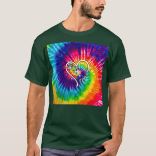 T-shirt Disque Golf Tie Dye Heart